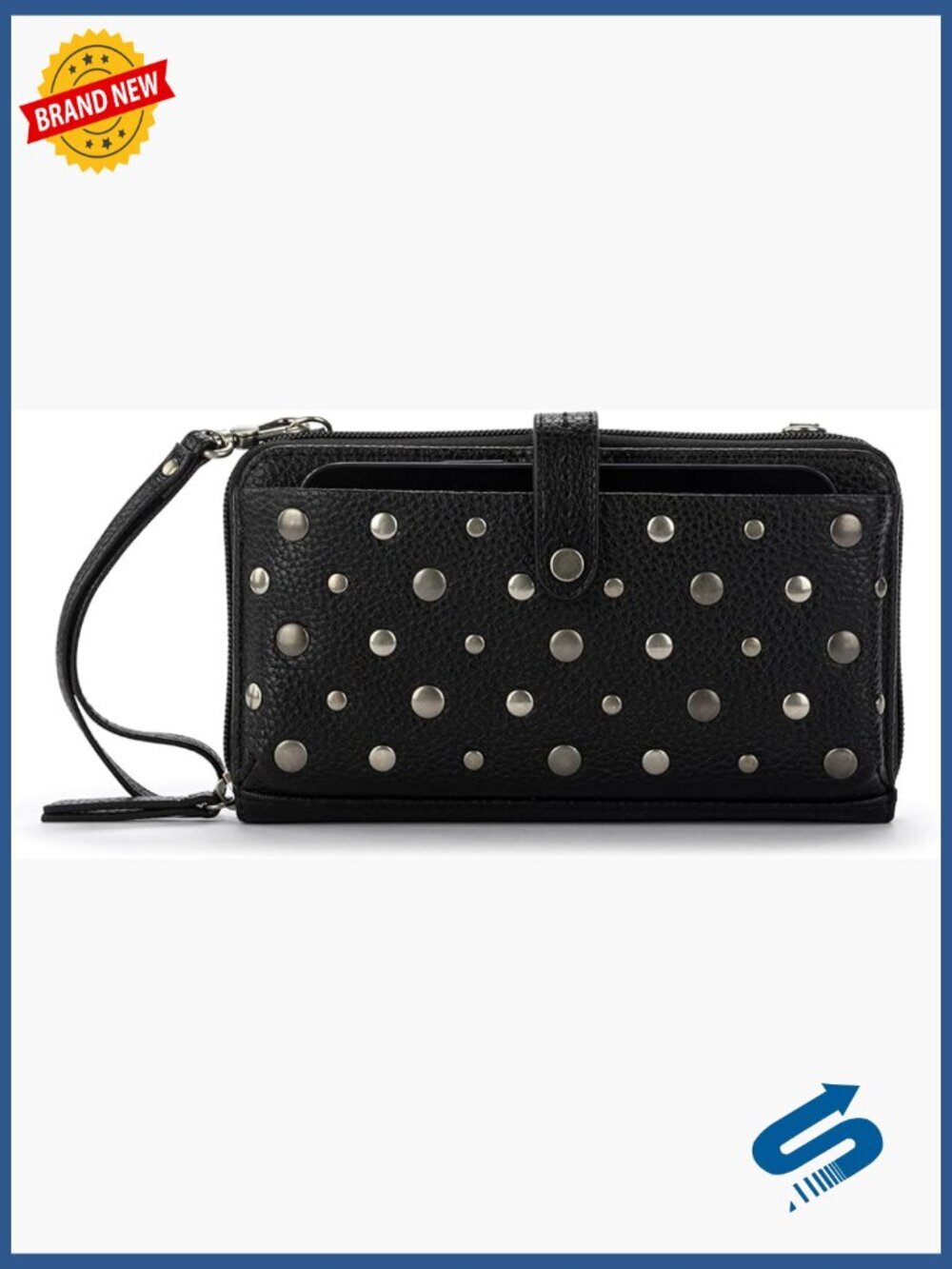Convertible Crossbody Phone Purse - Wristlet & Wallet with 16 Card Slots